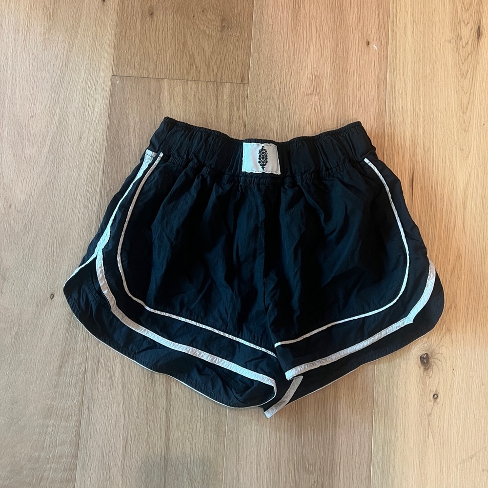 Free People Varsity Blues Shorts in black